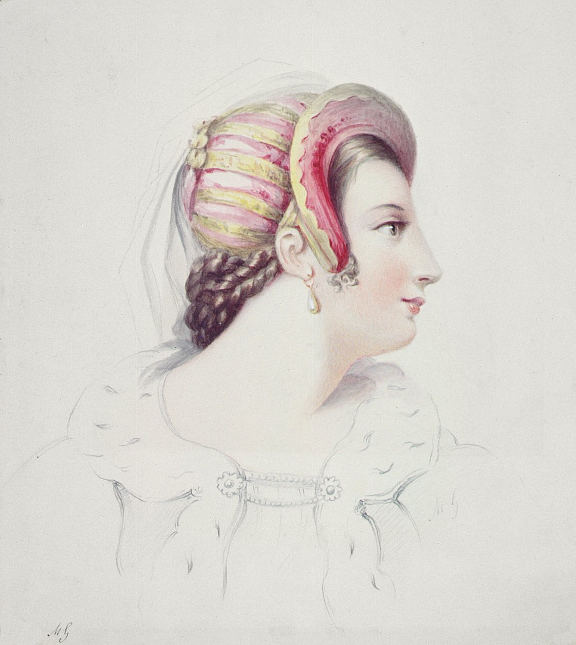 Johannah (teckning) av Margaret Sarah Carpenter