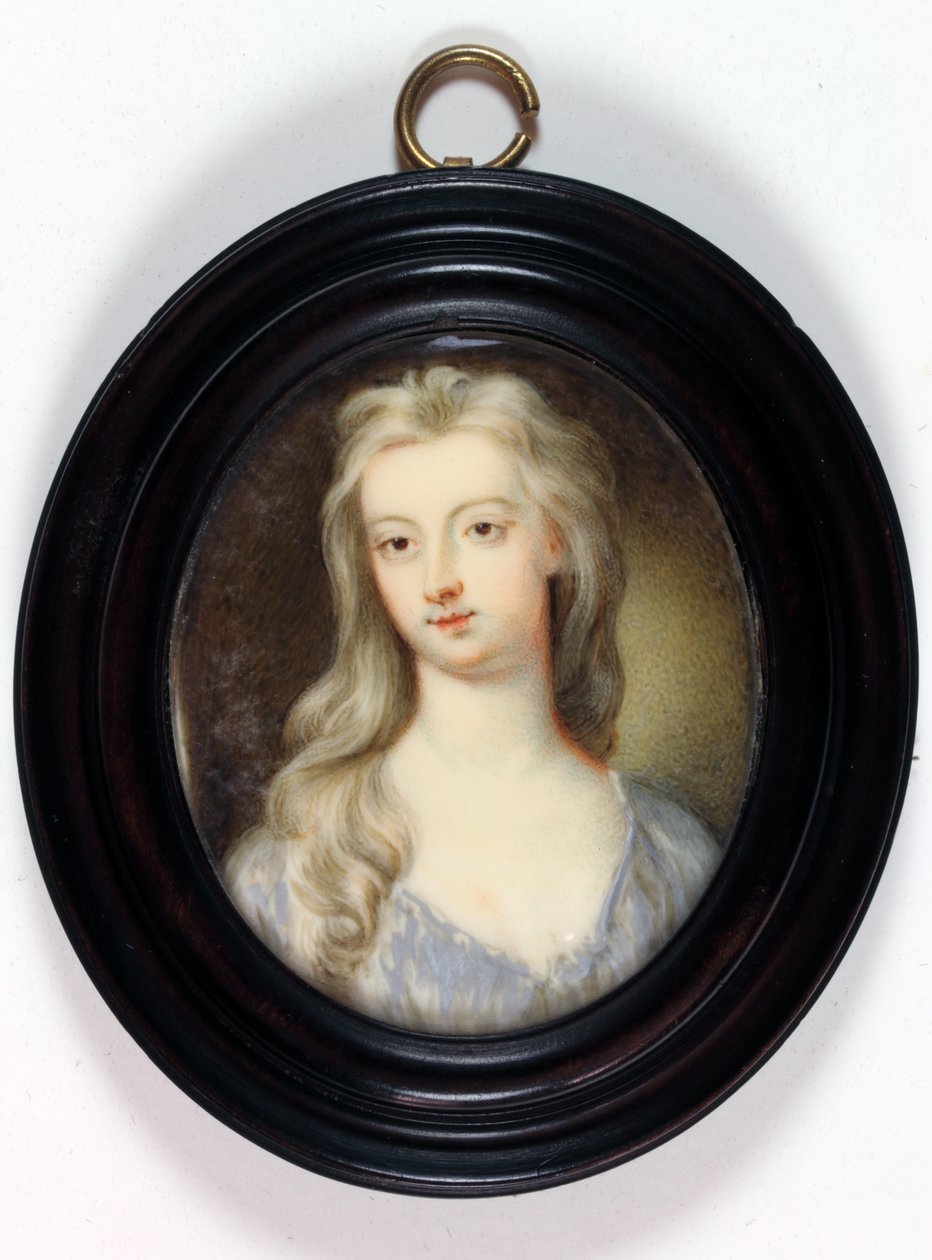 Lady Catherine (Katherine) Hyde, hertiginna av Queensberry (emalj) av Margaret  Smith
