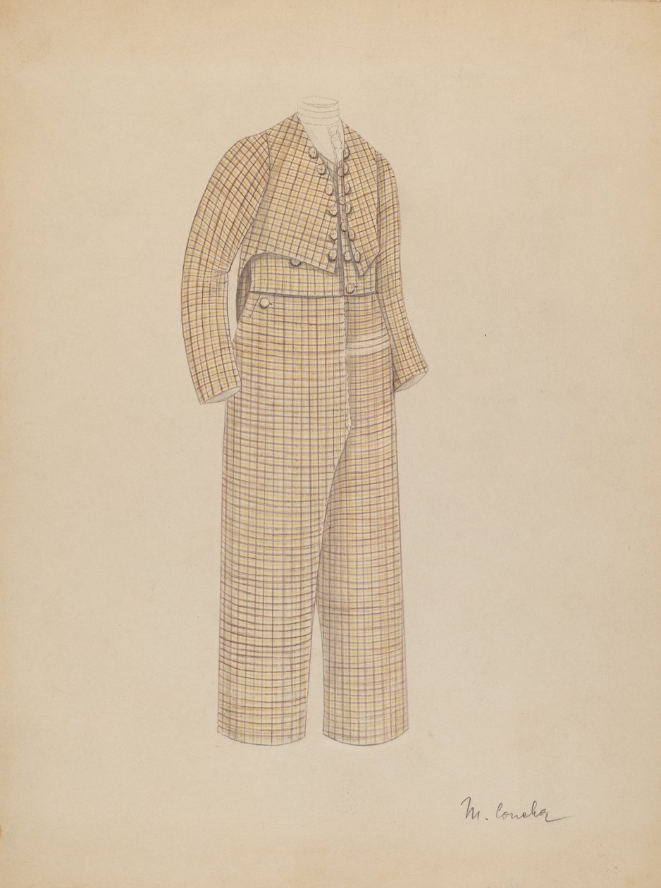 Pojkkostym, 19351942. av Margaret Concha