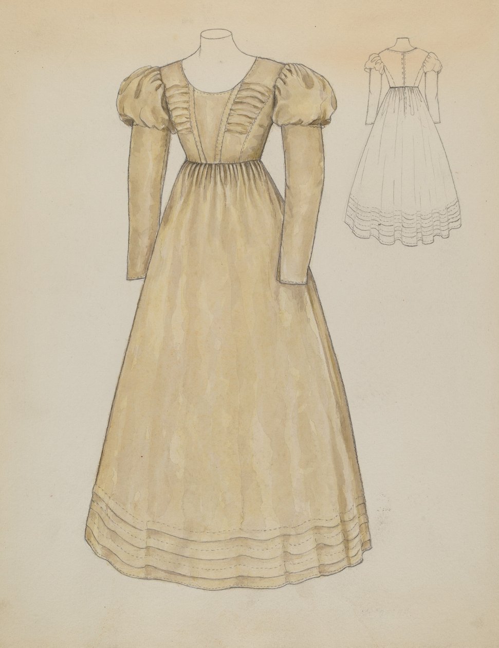 Quaker Dress, ca. 1936. av Margaret Concha