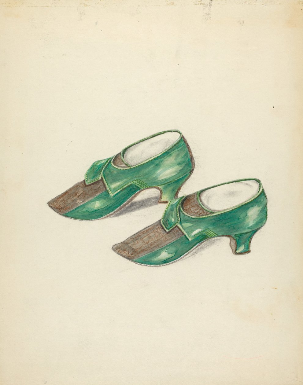 Kvinnors skor, ca. 1940. av Margaret Concha