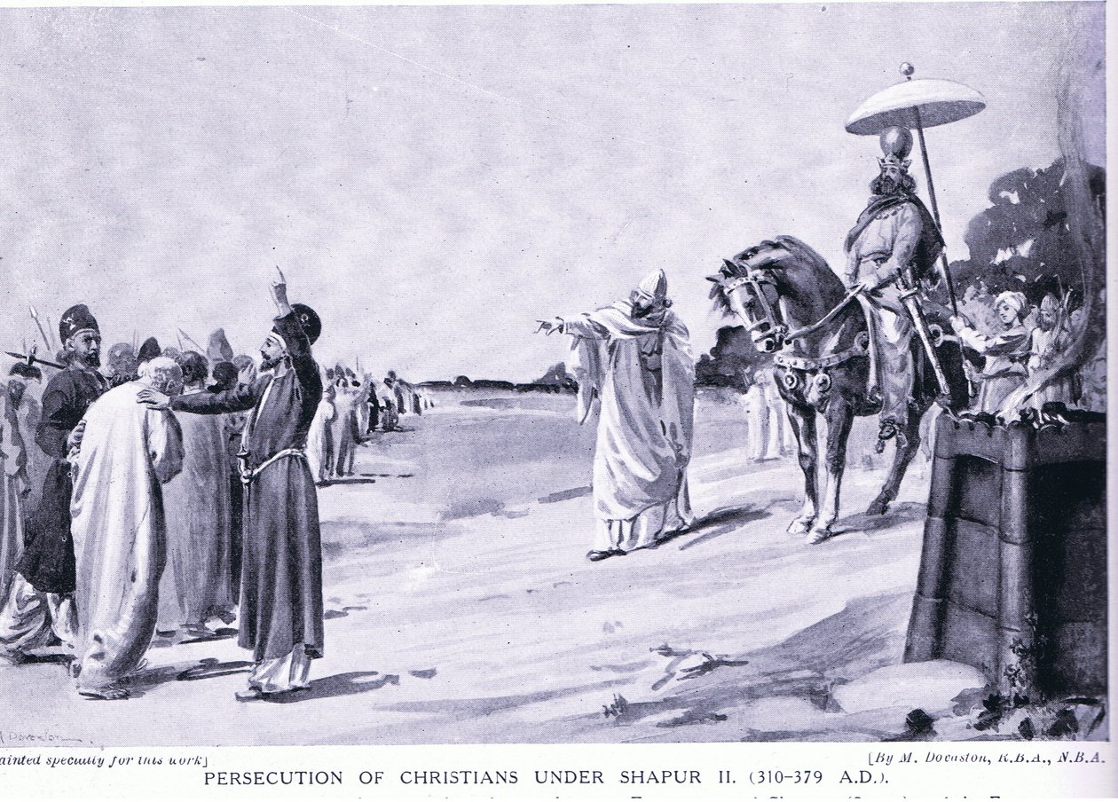 Förföljelse av de kristna under Shapur II (lito) av Margaret Dovaston