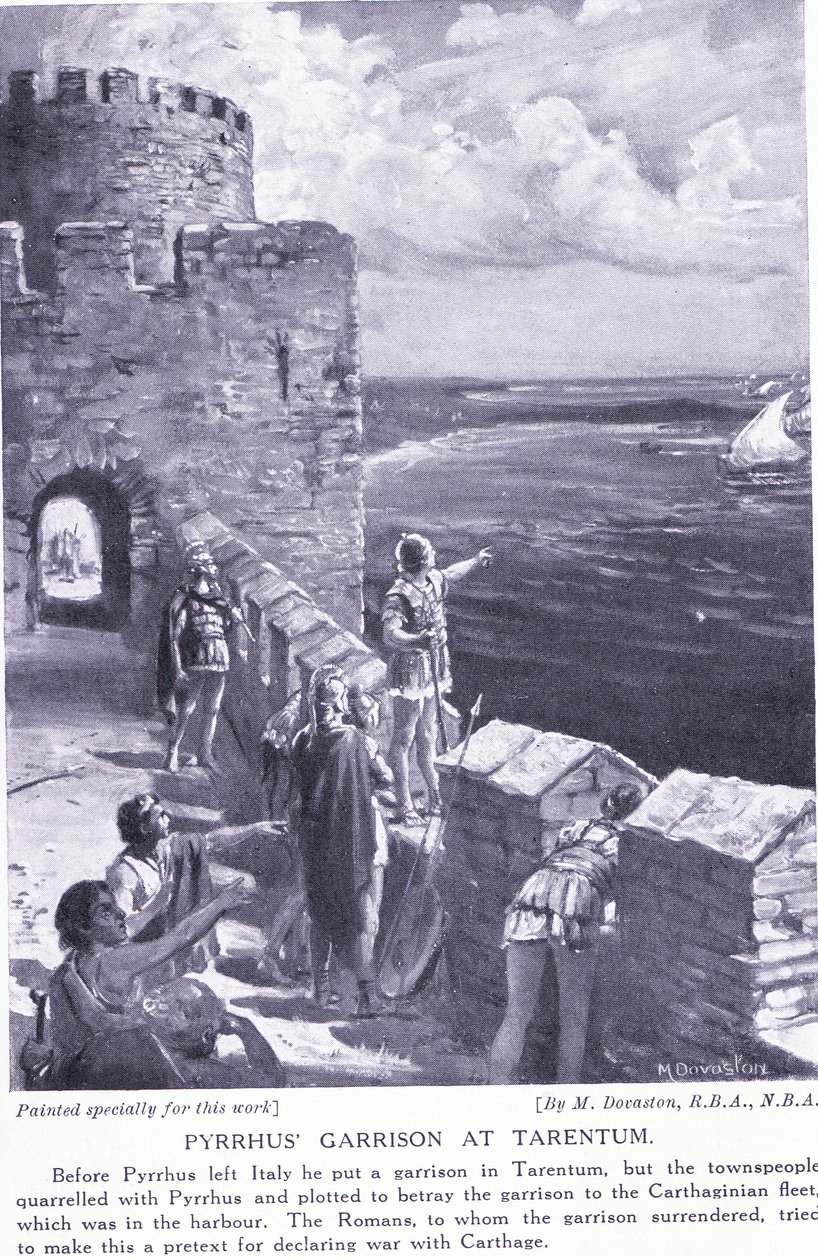 Pyrrhus garnison vid Tarentum av Margaret Dovaston