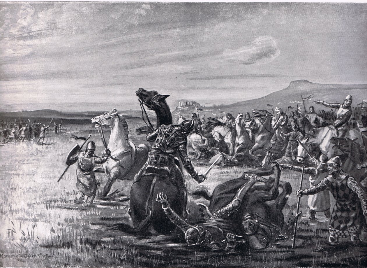 Slaget vid Orchomenos, illustration från "Hutchinson