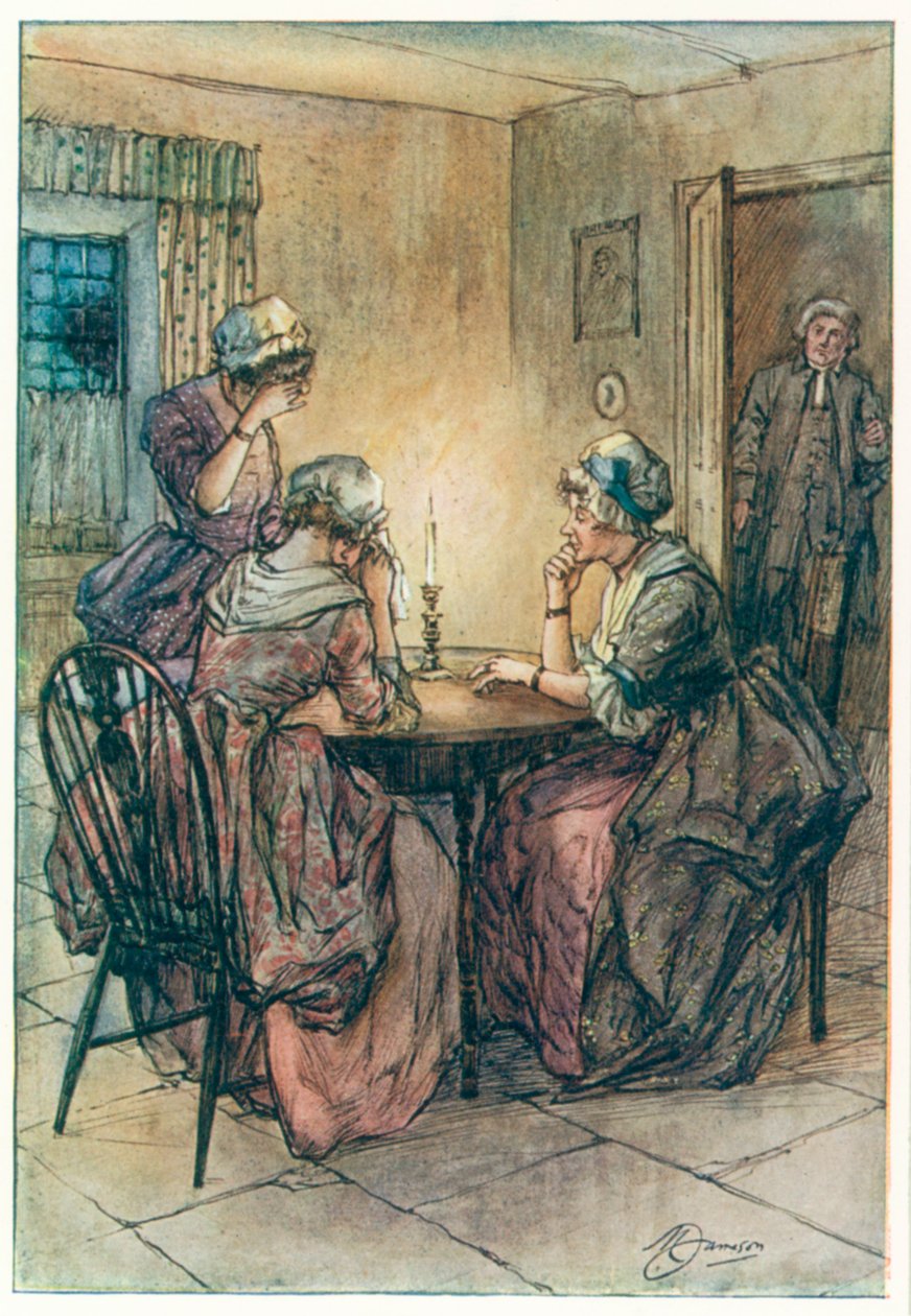 The Vicar of Wakefield av Oliver Goldsmith (färglitografi) av Margaret Jameson