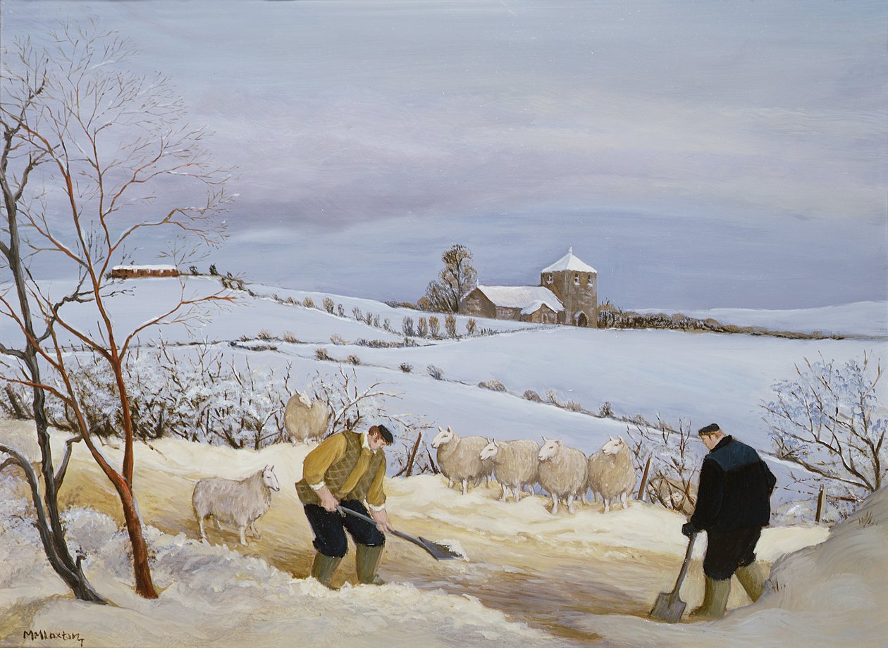 Röjning av snö av Margaret Loxton