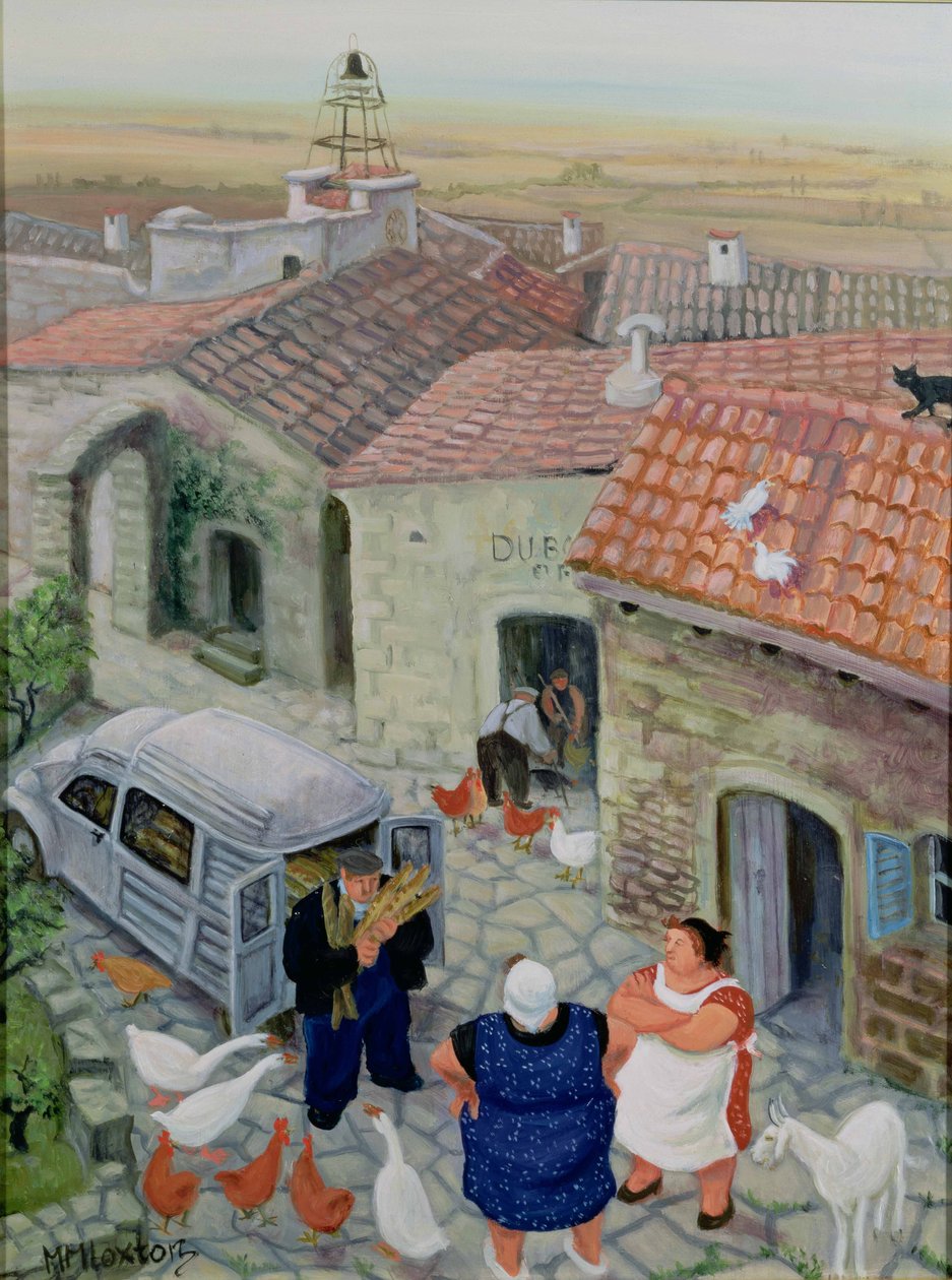 Bagaren (olja på duk) av Margaret Loxton
