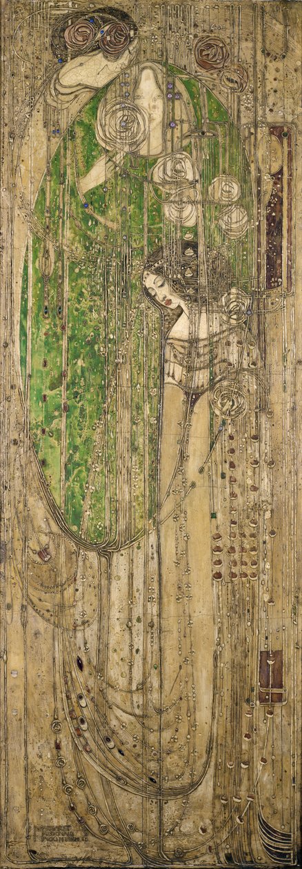 "O ni alla ni som går i Willow Wood" av Margaret MacDonald Mackintosh