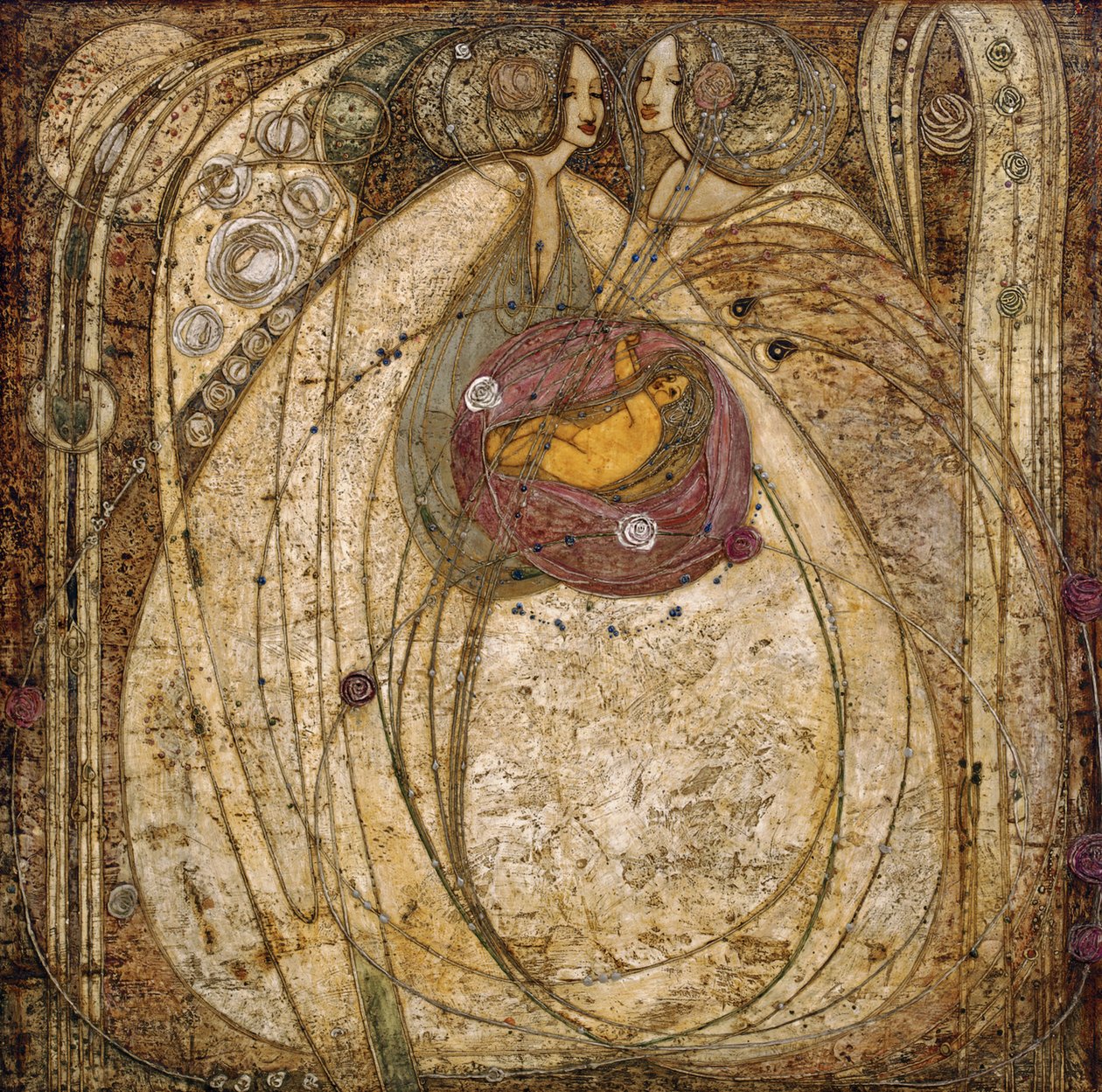 Rosens hjärta av Margaret MacDonald Mackintosh