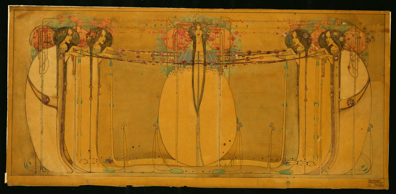 Majdrottningen av Margaret MacDonald Mackintosh