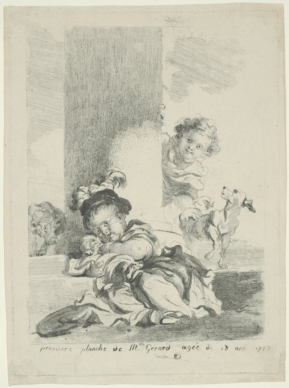 Barnet och katten av Marguerite Gerard