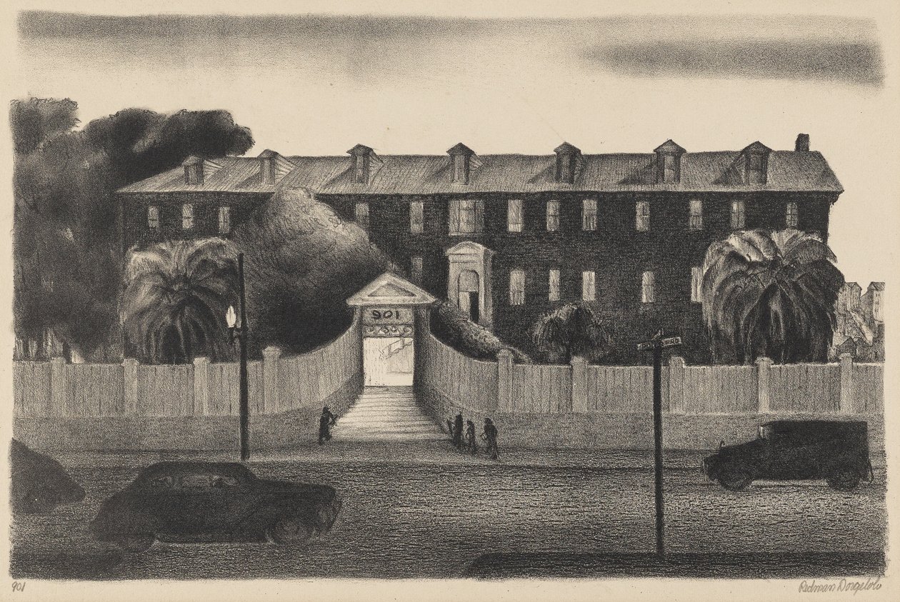 901 (gatuvy, oidentifierad byggnad) av Marguerite Redman Dorgeloh