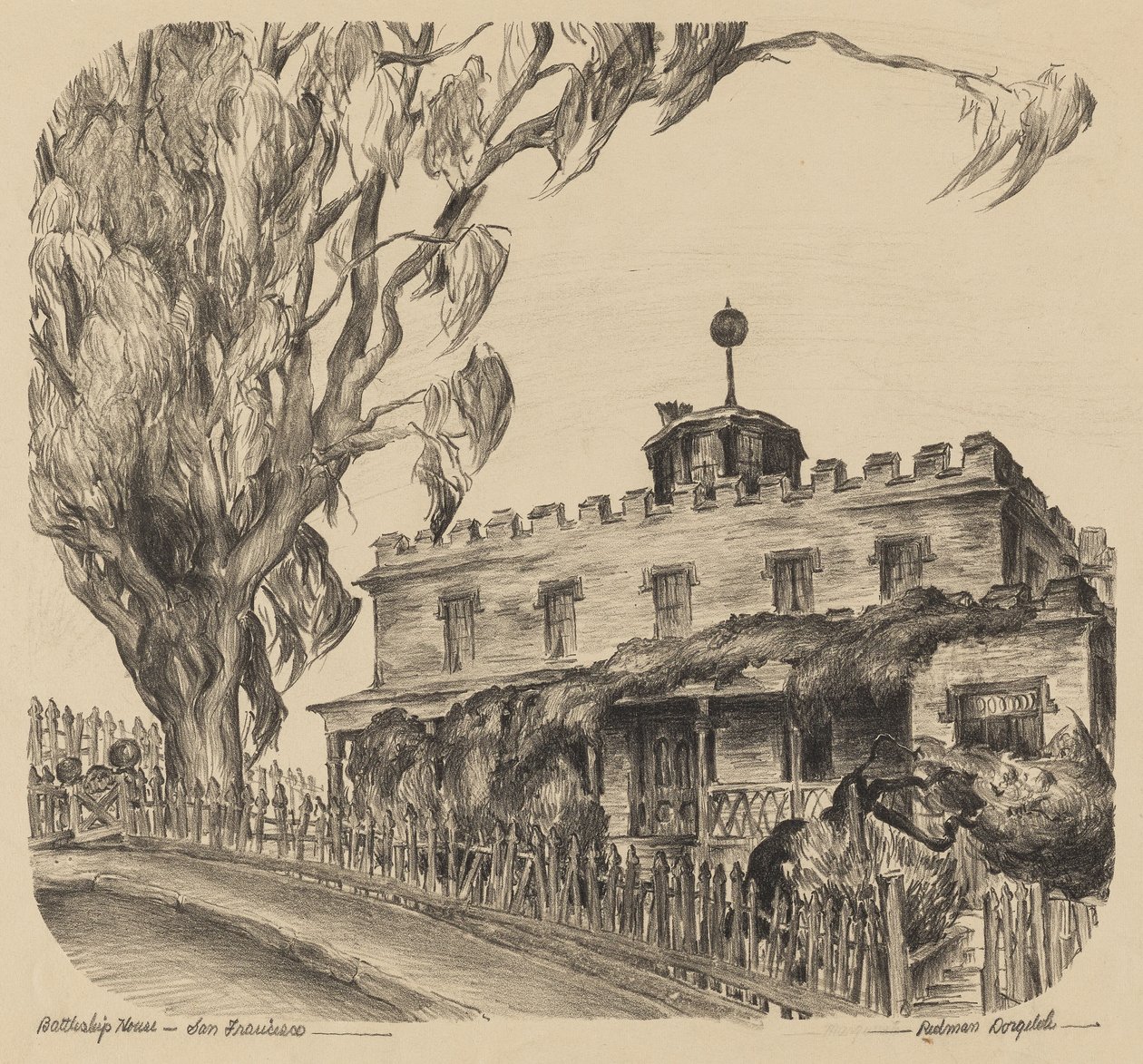 Battleship House, San Francisco av Marguerite Redman Dorgeloh