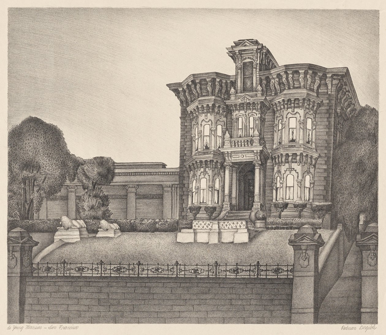 M.H. från Young Mansion, San Francisco av Marguerite Redman Dorgeloh
