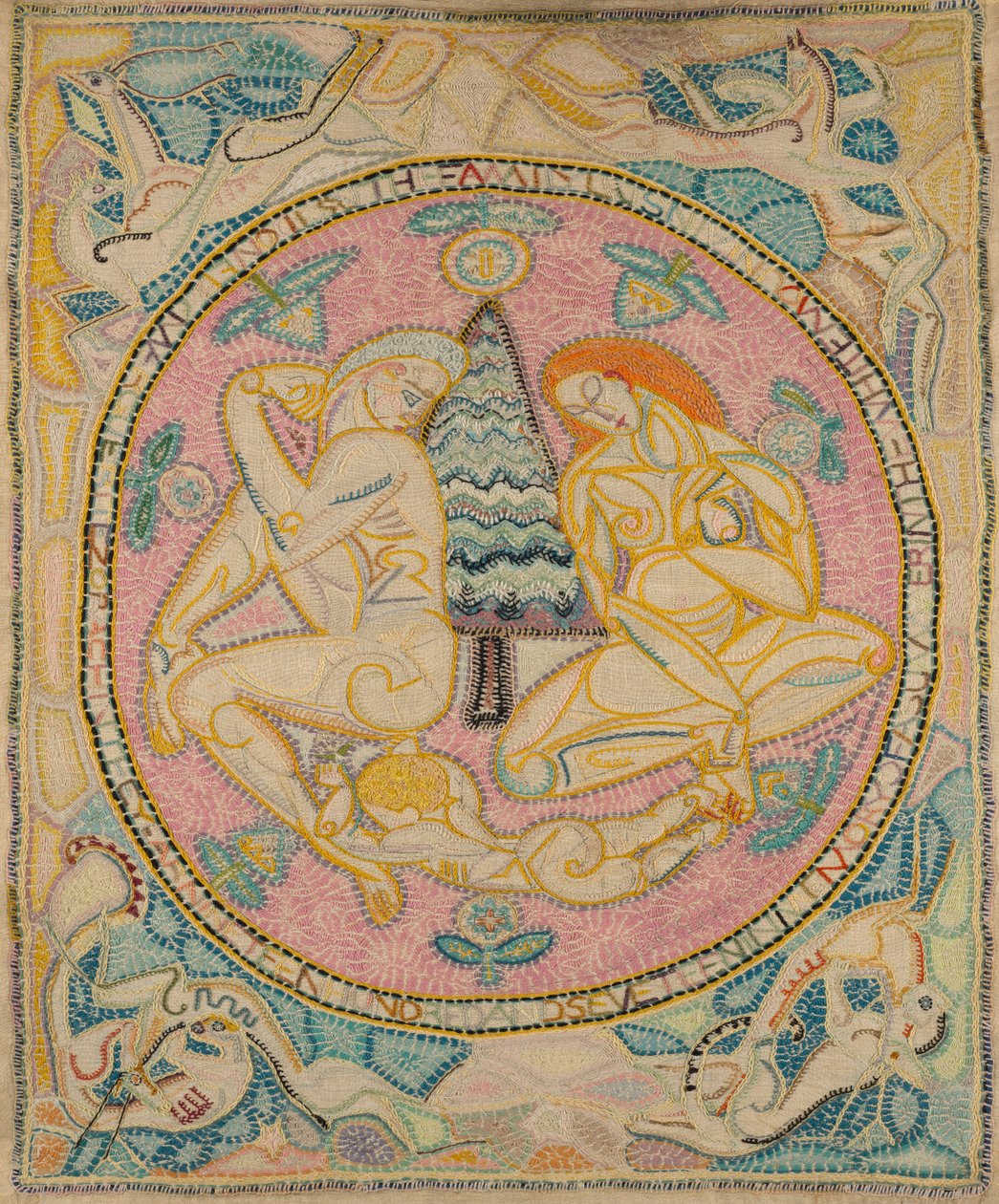 Familjen (till minne av en sommar i Vita bergen) av Marguerite Zorach