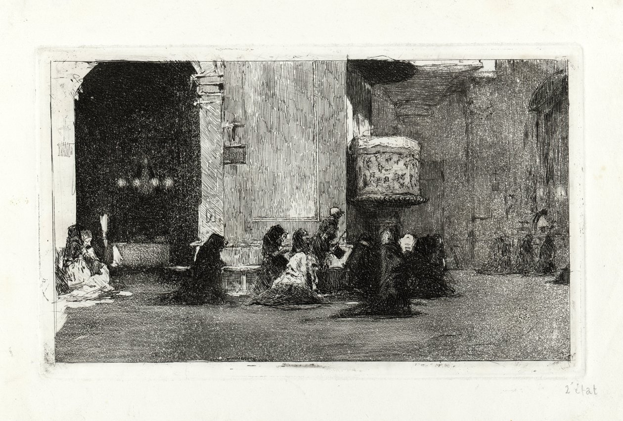 Interior of the Church of Sant Josep av Marià Fortuny