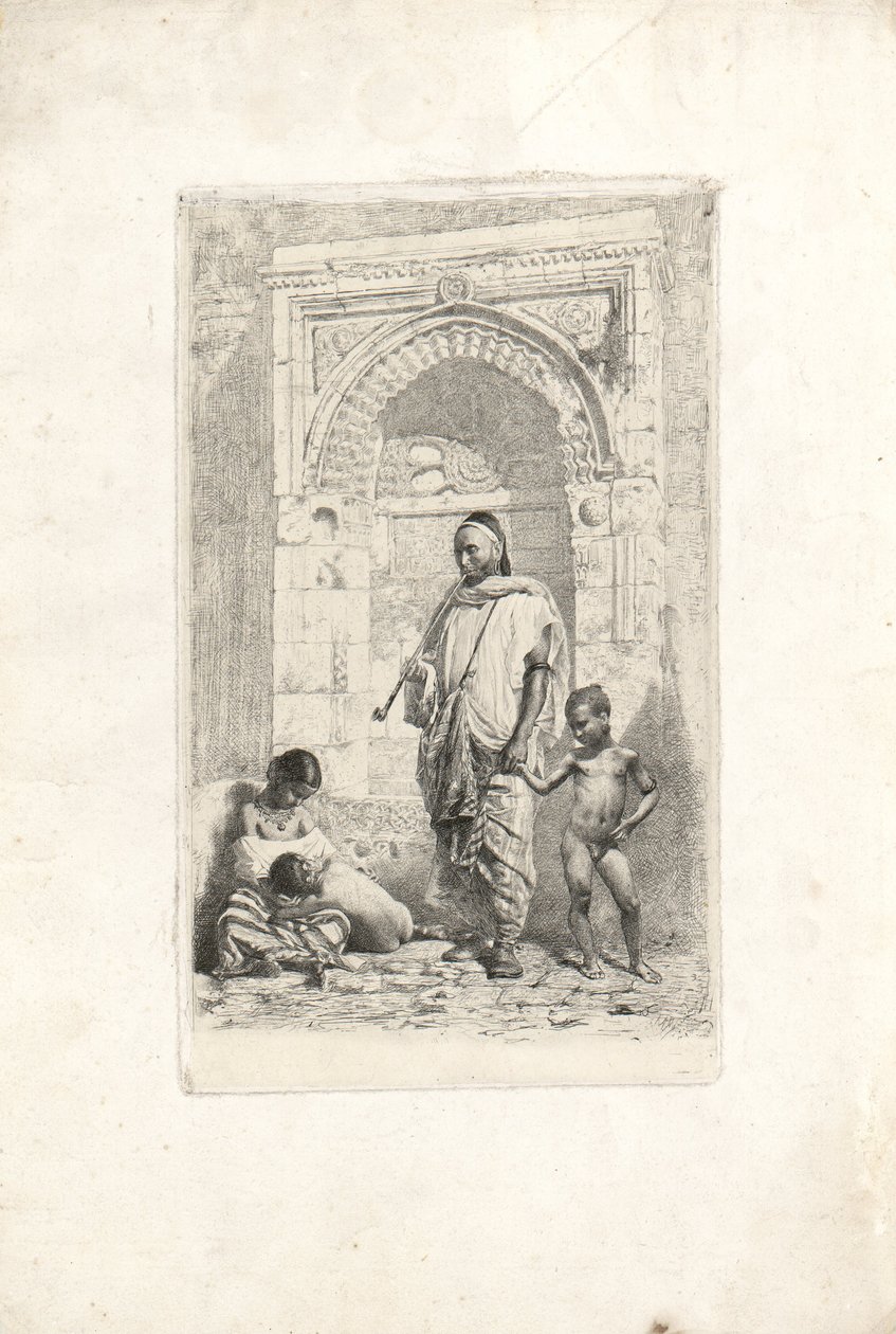 Moroccan Family av Marià Fortuny