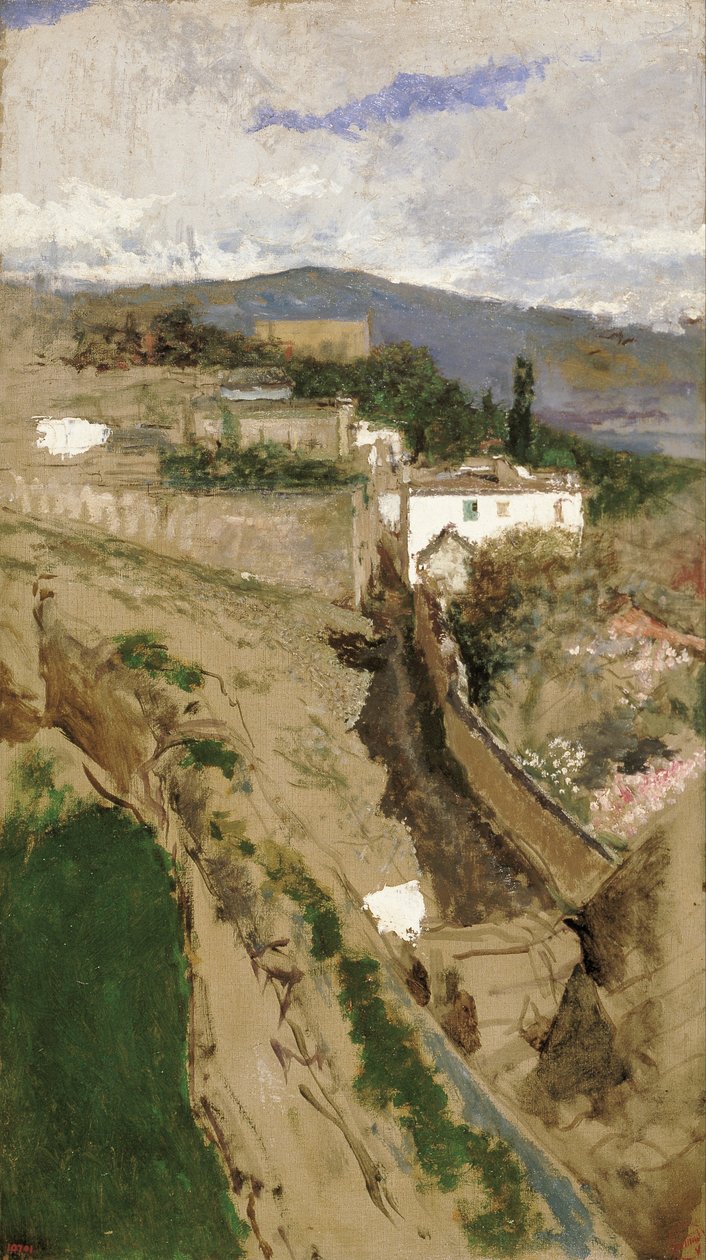 Granada Landskap av Marià Fortuny Marsal