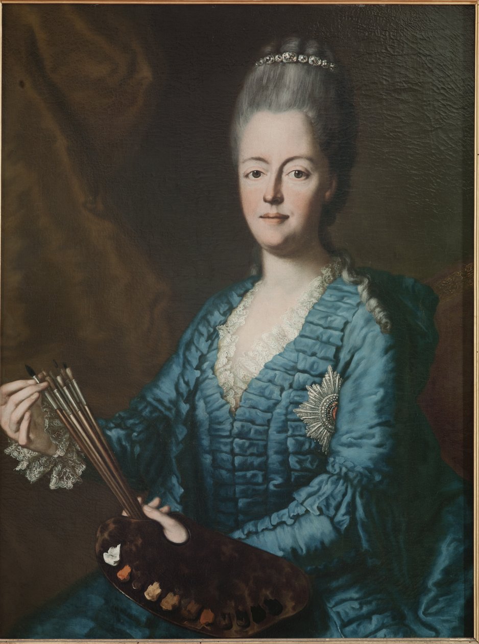 Självporträtt, 1772 av Maria Antonia Walpurgis Symphorosa