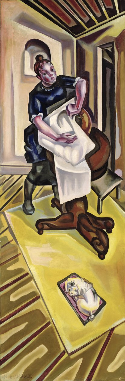 The Washing, före 1921 av Maria Blanchard