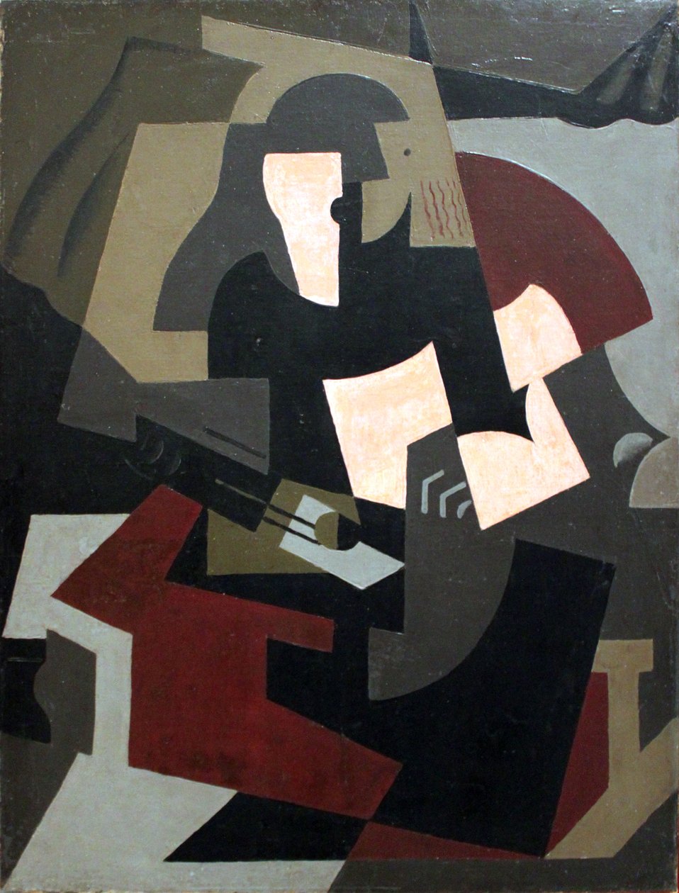Woman with guitar   av Maria Blanchard