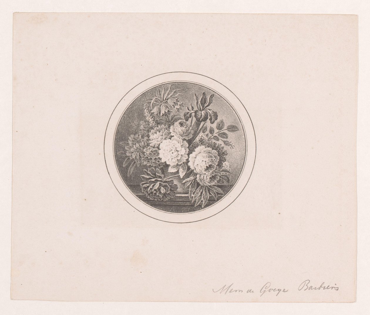 Blommor i en vas av Maria Geertruida de Goeje Barbiers (attributed to)