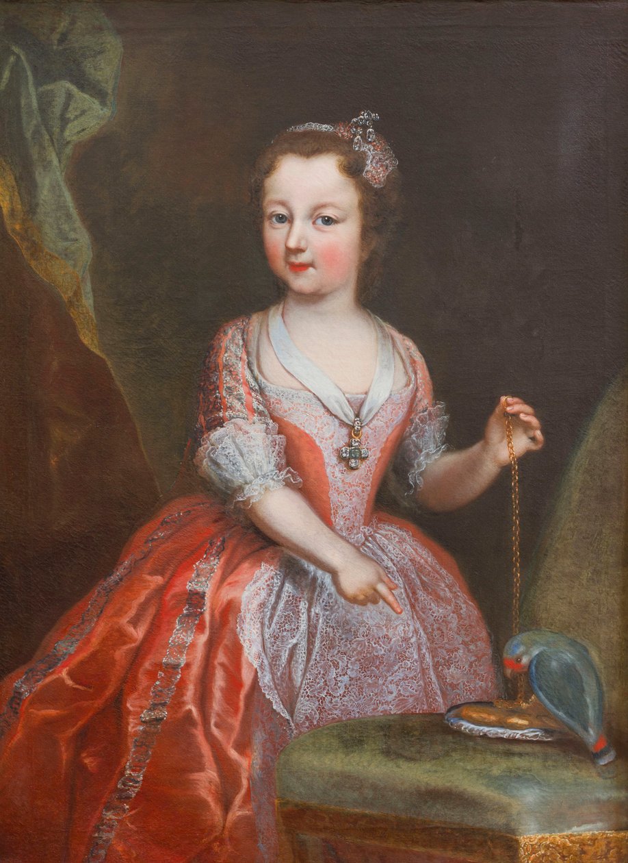 Porträtt av Maria Luisa av Savojen (1688-1717) av Maria Giovanna Battista Clementi