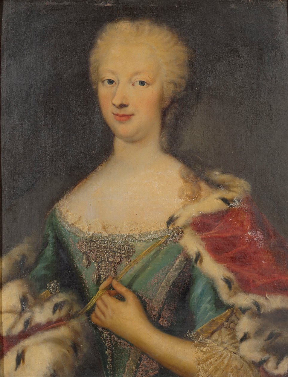 Polyxena av Hessen-Rotenburg 1706-1735, drottning av Sardinien, första tredjedelen av 1700-talet. av Maria Giovanna Clementi