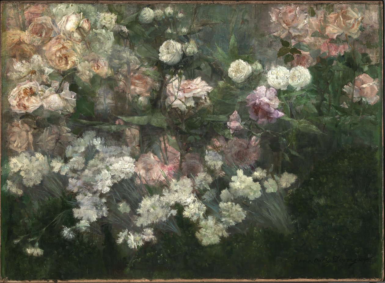Trädgård i maj av Maria Oakey Dewing