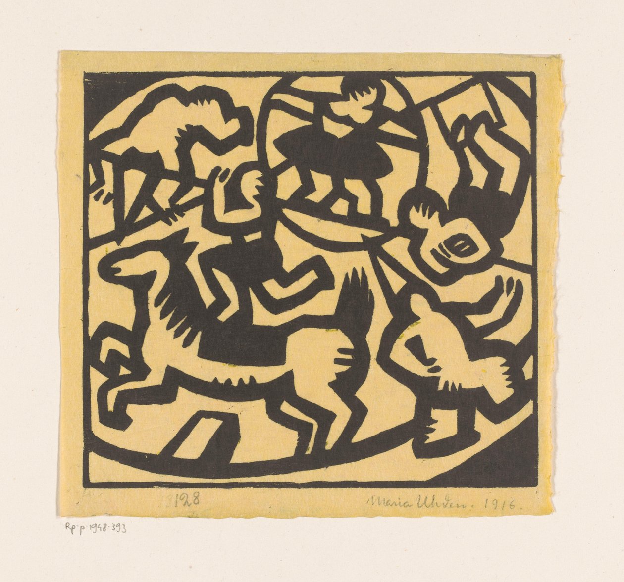 Cirkusartister av Maria Uhden (signed by artist)