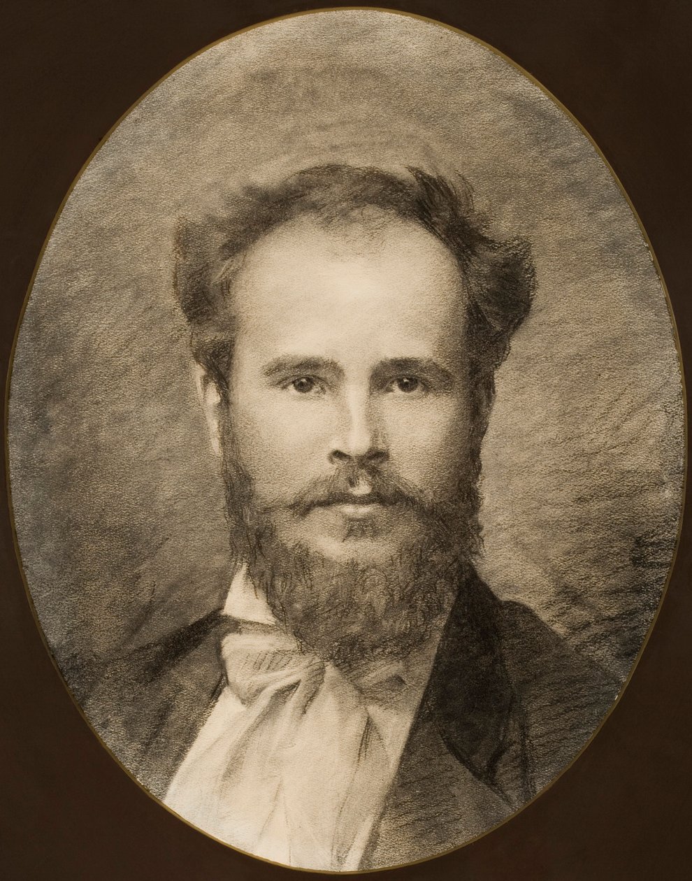 Porträtt av Johannes Takanen av Maria Wiik