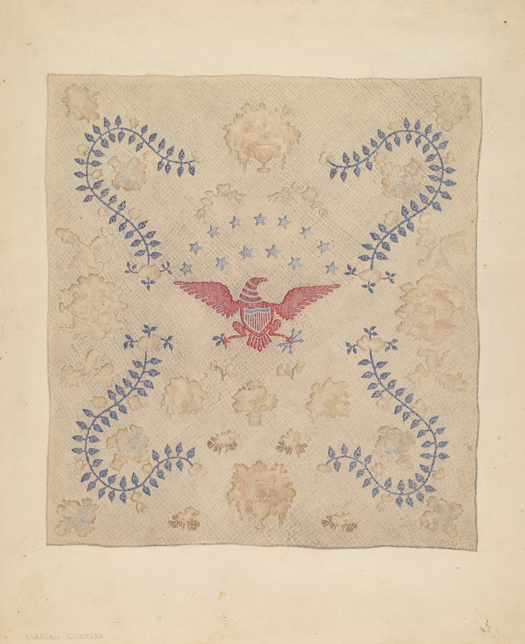 Eagle and Stars överkast av Marian Curtis Foster
