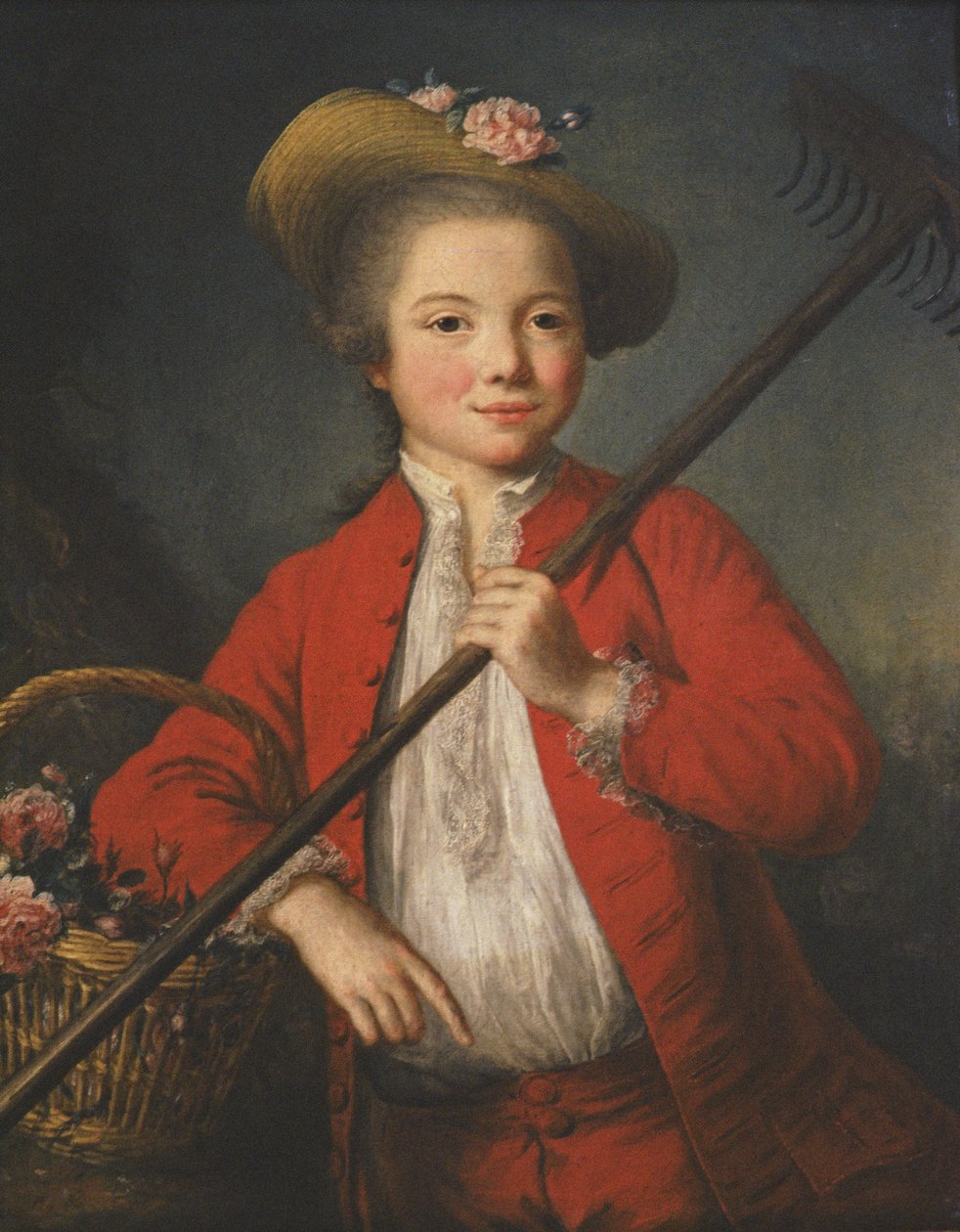 Porträtt av Antoine Duplaa, 9 år av Marianne Loir