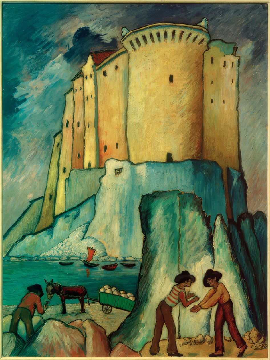Slott vid Medelhavet av Marianne von Werefkin