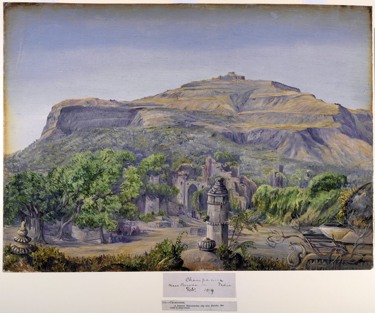 Champaneer, nära Baroda, Indien av Marianne North