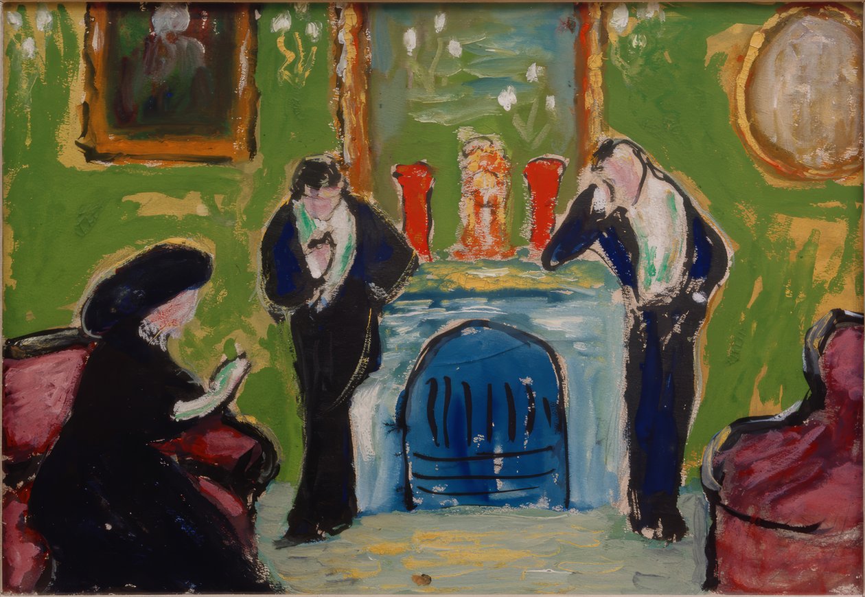 Vid den öppna spisen av Marianne von Werefkin