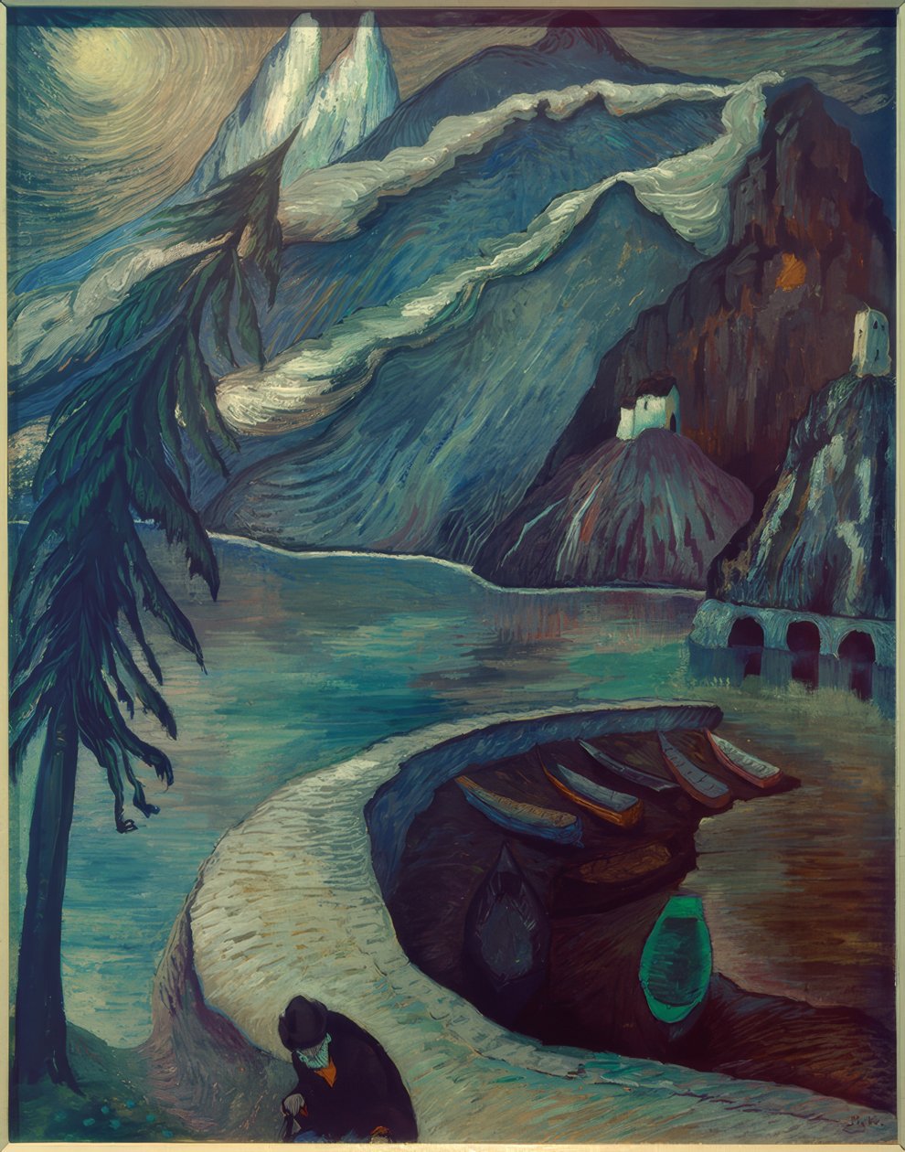 Den övergivna av Marianne von Werefkin