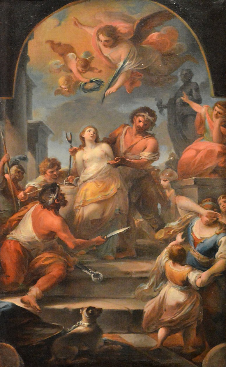 Sankt Agathas martyrskap av Mariano Rossi