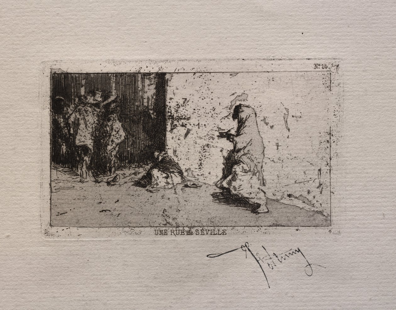 En gata i Sevilla av Mariano Fortuny y Marsal