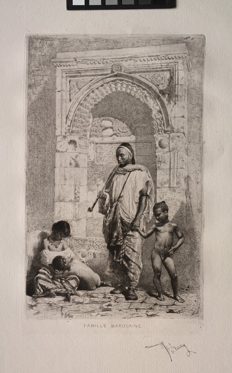 Marockansk familj av Mariano Fortuny y Marsal