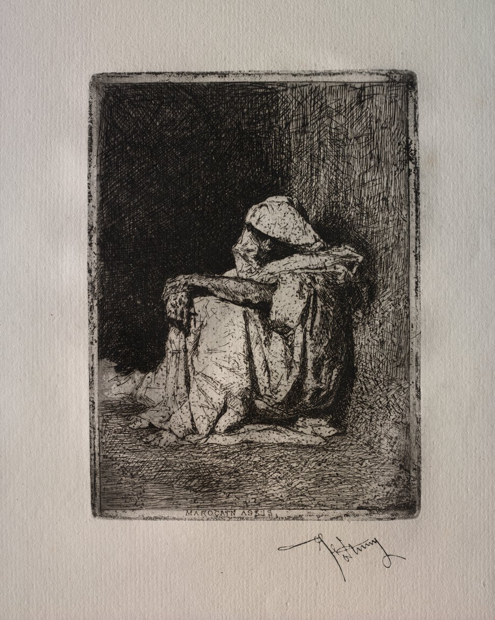 Sittande arab av Mariano Fortuny y Marsal