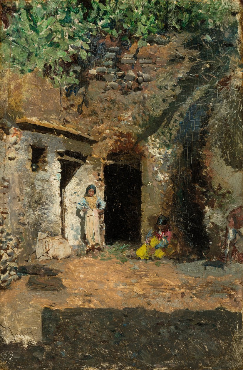 Gypsy Caves, Granada av Marià Fortuny