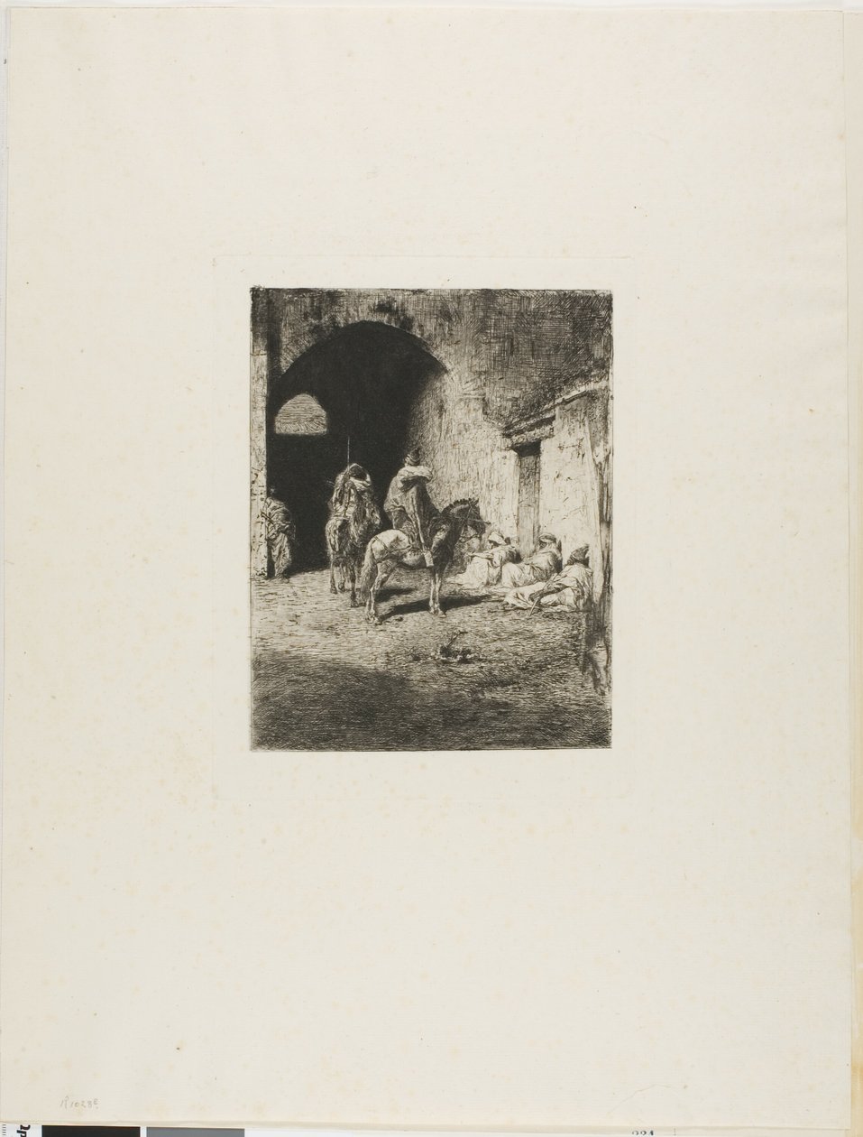 Vakt vid kasbah i Tetuan av Mariano Fortuny y Marsal