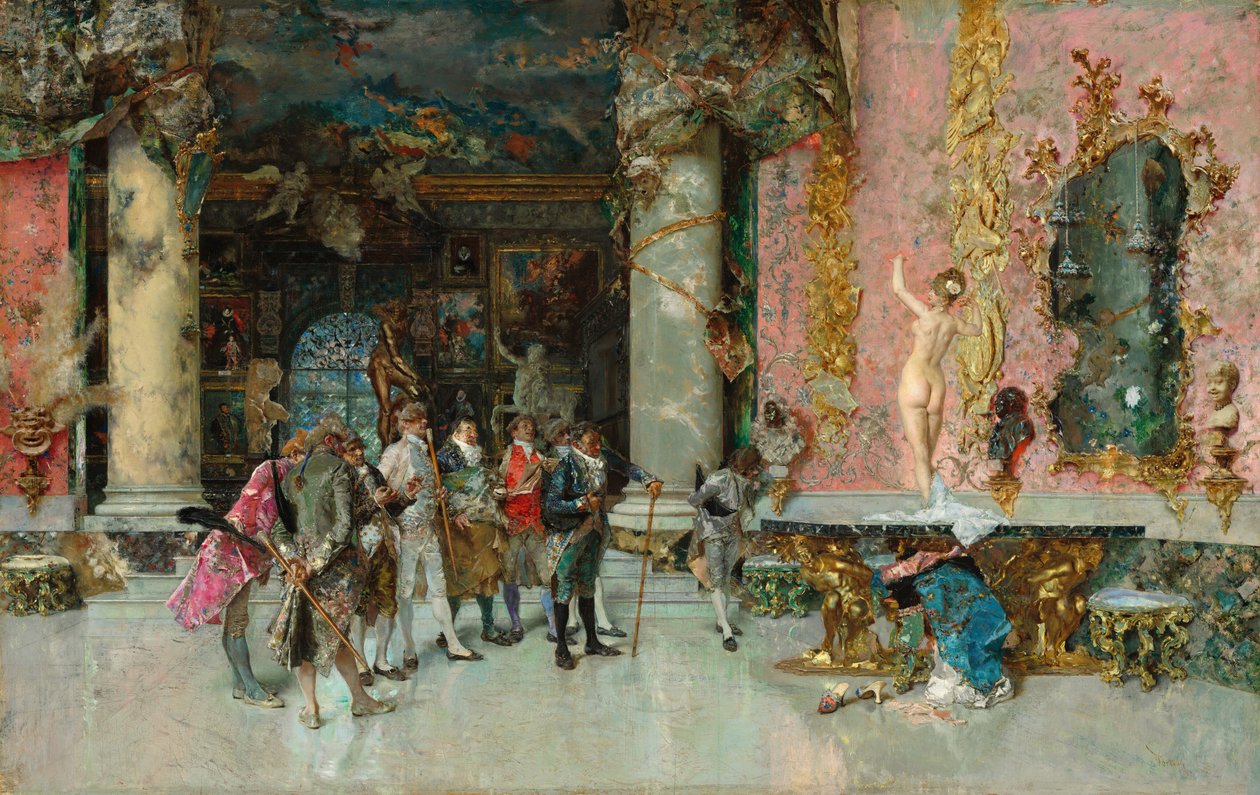 Valet av en modell, 1868-1874. av Mariano José María Bernardo Fortuny y Carbó