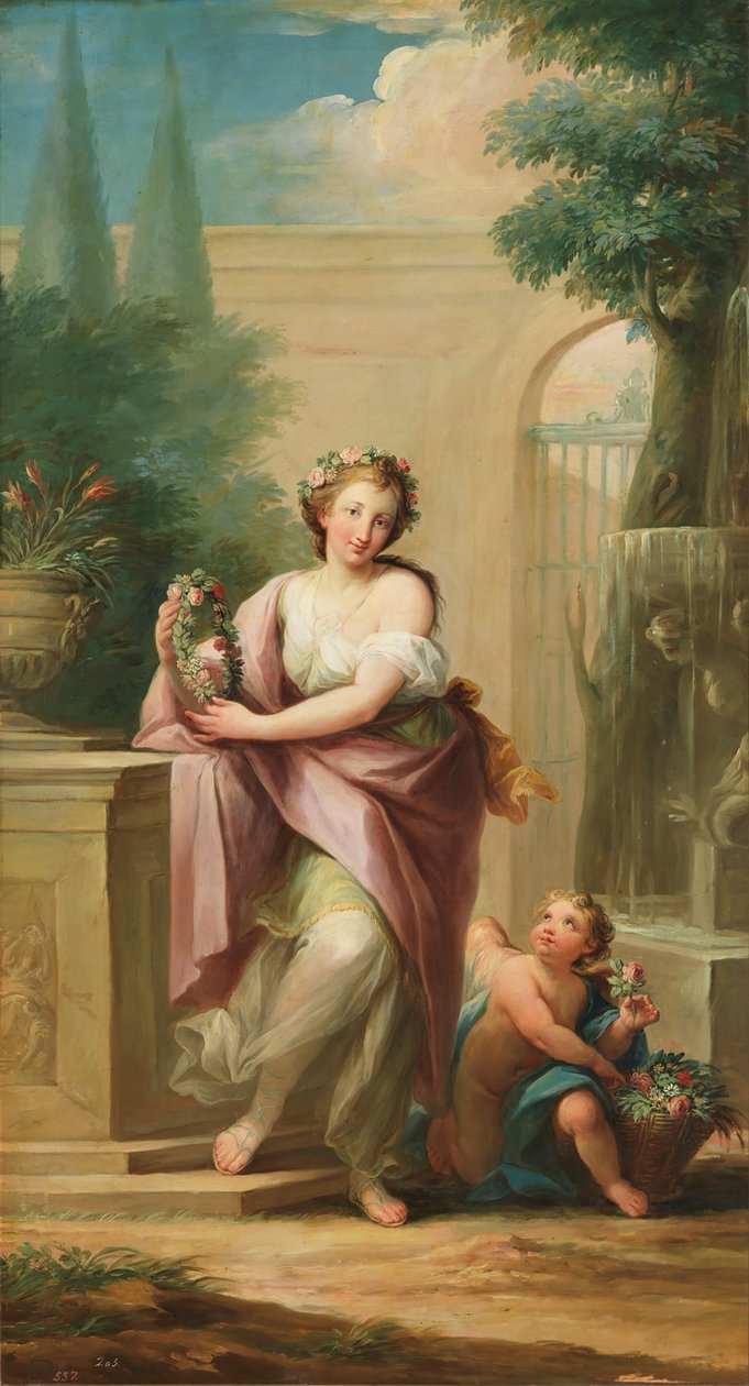 La Primavera, ca 1805-06 (olja på duk) av Mariano Salvador de Maella