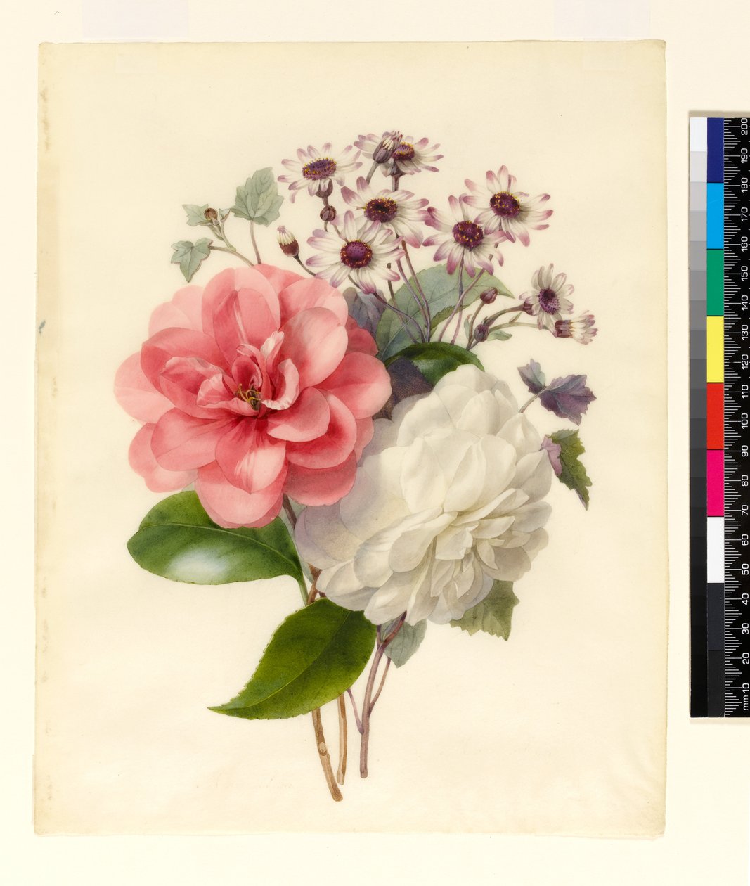 Spray av tre blommor av Marie Anne
