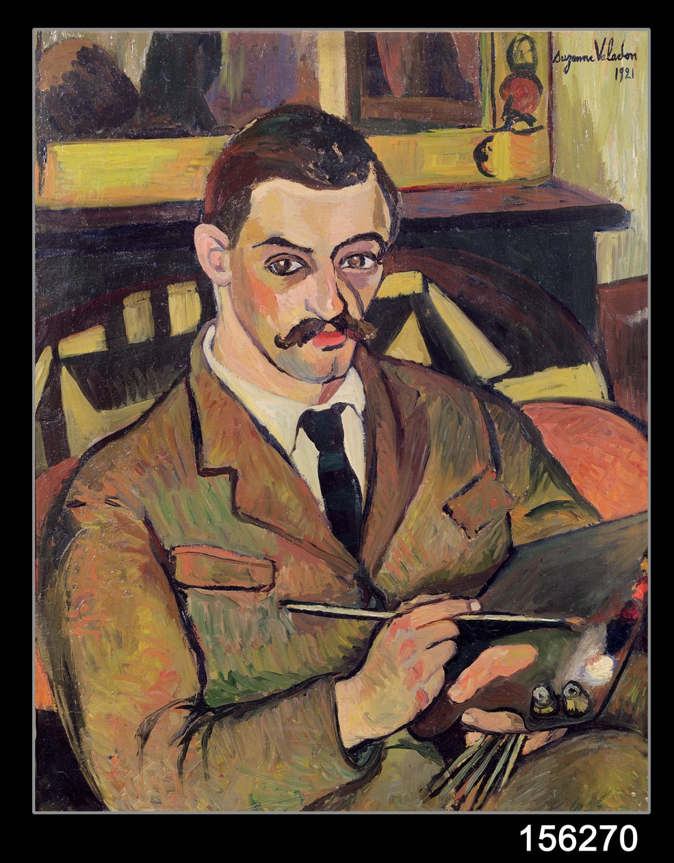 Porträtt av Maurice Utrillo (1883-1955) 1921 av Marie Clementine (Suzanne) Valadon