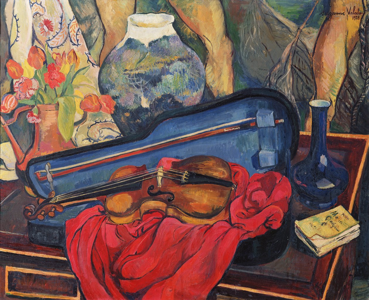 Violinfallet, 1923 av Marie Clementine (Suzanne) Valadon