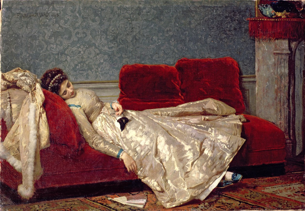Efter balen, 1869 av Marie Francois Firmin Girard