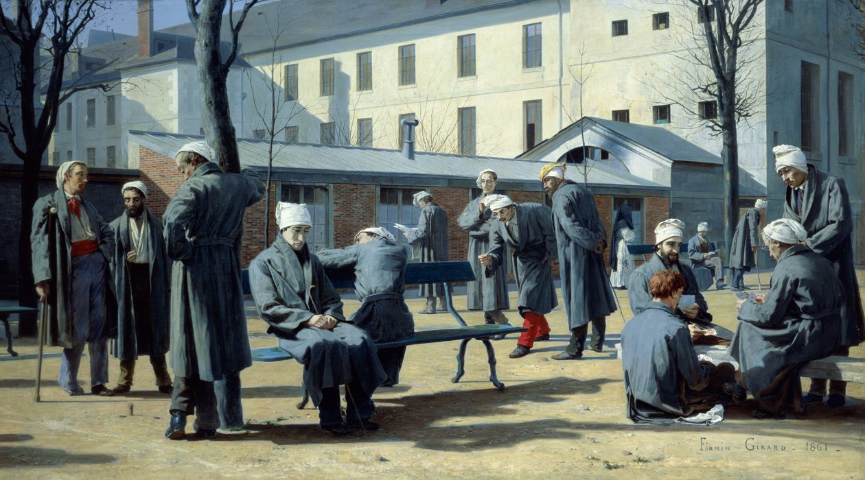 Konvalescenten, 1861 av Marie Francois Firmin Girard